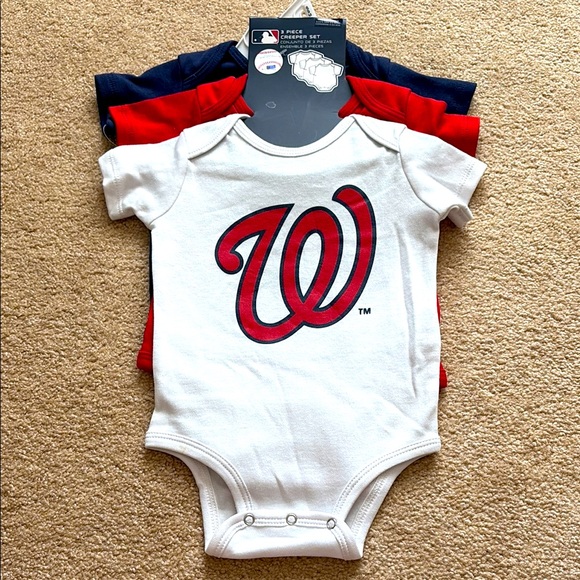 Washington Nationals Baby Onesies Set - Picture 1 of 6